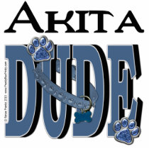 Akita DUDE Photo Cut Outs