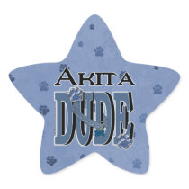Akita DUDE Stickers