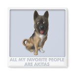 Akita Favourite magnets