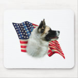 Akita Flag Mouse Mat