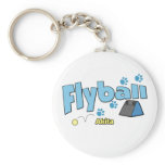 Akita Flyball Key Chain