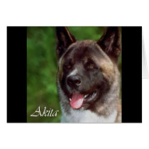 Akita Gifts of Art Card