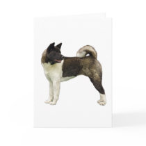 Akita greetingcard