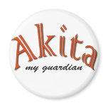 Akita guardian magnet