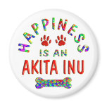Akita Happiness Magnets