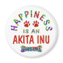 Akita Happiness Magnets