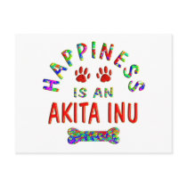 Akita Happiness Post Cards