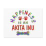 Akita Happiness Post Cards