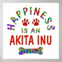 Akita Happiness posters