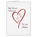 Akita Heart Belongs cards
