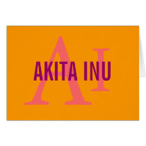 Akita Inu Breed Monogram