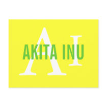 Akita Inu Breed Monogram