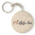 Akita Inu keychains
