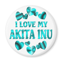 AKITA INU Love Magnet