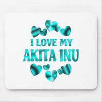 AKITA INU Love Mouse Mat