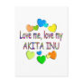 AKITA INU POST CARD