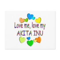 AKITA INU POSTCARD