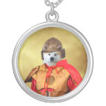 Akita Inu Samurai Necklace