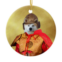 Akita Inu Samurai Ornament