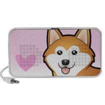 Akita Inu / Shiba Inu Love Iphone Speakers