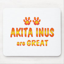 Akita Inus are Great Mouse Mat