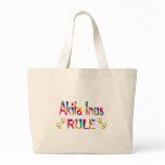 Akita Inus Rule Tote Bags