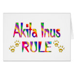 Akita Inus Rule Card