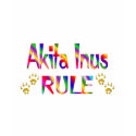 Akita Inus Rule t-shirts
