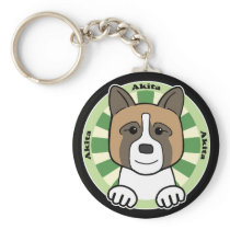 Akita Keychains