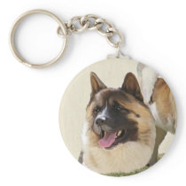 Akita Keychain