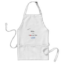 Akita Lick Design Apron