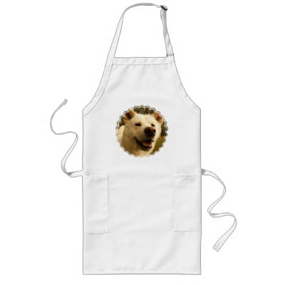 Akita Long Apron by DogPoundGifts