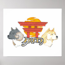 Akita looks posters