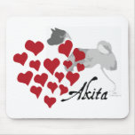 Akita Love Mousepad