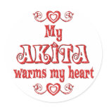 AKITA  Love stickers