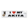 Akita Love Sticker Bumper Stickers