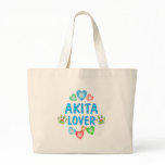 Akita Lover Tote Bags