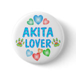 Akita Lover Pin