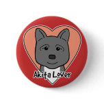 Akita Lover buttons
