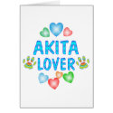 Akita Lover cards