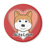 Akita Lover Magnet