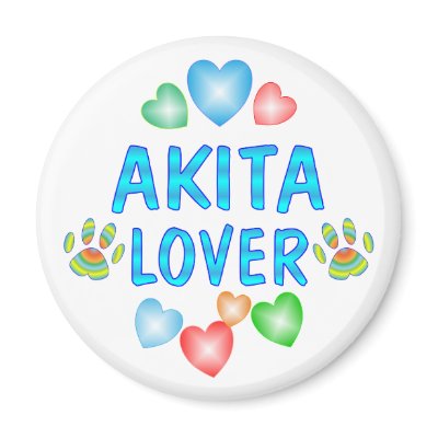 Akita Lover Magnet by TLArnold4