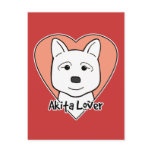 Akita Lover Post Cards