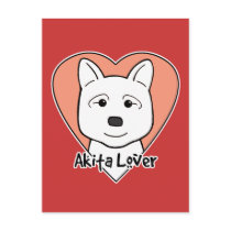 Akita Lover Post Cards
