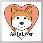 Akita Lover posters