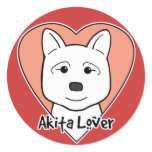 Akita Lover Sticker
