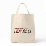 Akita Lovers Apparel Gifts Tote Bag