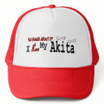 Akita Lovers Apparel Gifts Trucker Hat