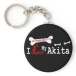 Akita Lovers Apparel Gifts Key Chains