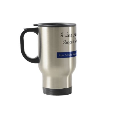 Akita Lovers Travel Mug by AkitaZazzle